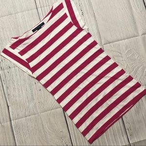 French Connection Striped Tee Small